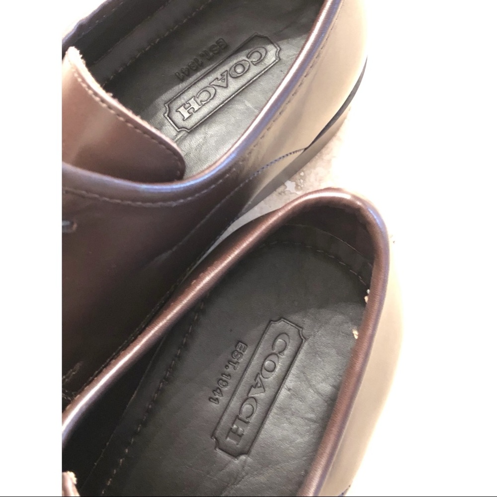 🔥NIB Coach Italian Made Derby Shoes - Picture 7 of 10
